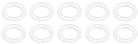 PATIKIL Silicone O-Ring, 30pz 11mm OD, 7mm ID, 2mm Larghezza, VMQ Sigillo rings Guarnizione, Bianco