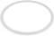 Autocuiseur Joint d'étanchéité en Silicone Transparent de Rechange 24 Cm P Outil de Cuisine pour Autocuiseur Domestique (diamètre Intérieur 24 Cm) Bague d'étanchéité pour (Diamètre