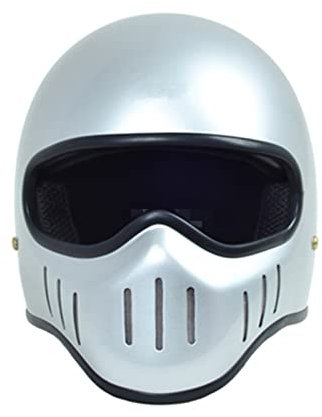 KEFFOR Retro Motorradhelm DOT/ECE-Zugelassen, Motocrosshelme Herren Damen, Vintage Integralhelme, ATV UTV Motorrad Offener Helm, Motorrad Open Face Helme (Color : F, Size : XXL=(63-64cm))