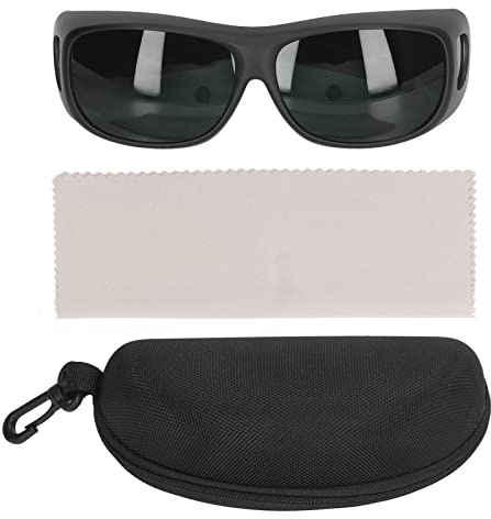 Lunettes de Soudage Lunettes de Protection de sécurité Lunettes de Soudage Masque de Soudeur Casque de Soudage pour L'électrosoudage (Vert foncé IR5.0)