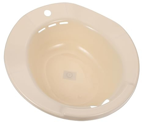 KOMBIUDA Sitzbad Sitzbadewanne Für Schwangere Postoperative Pflege Becken Aus Robustem Kunststoff Mit Griff Und Aufhängeloch Für Hygienische