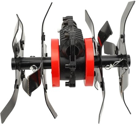 Jectse Roue de Désherbage, Roue de Desserrage de Tondeuse à 9 Dents en Alliage D'aluminium de 26 Mm, Accessoire de Motoculteur Agricole de qualité Supérieure avec Installation Rapide,