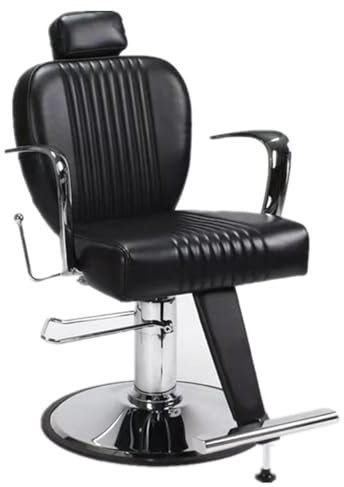 BJSHAOHUA Verstellbarer Friseurstuhl für Friseursalon 360 Grad rollende drehbare Friseurstühle Friseur Tattoo Salon Stuhl Styling Ausrüstung