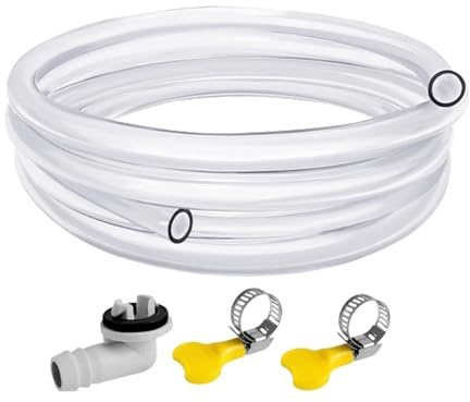 Manguera de drenaje de CA portátil, Manguera de drenaje de aire acondicionado portátil | Manguera de drenaje de aire acondicionado a prueba de fugas | Accesorios para aire acondicionado resistentes al