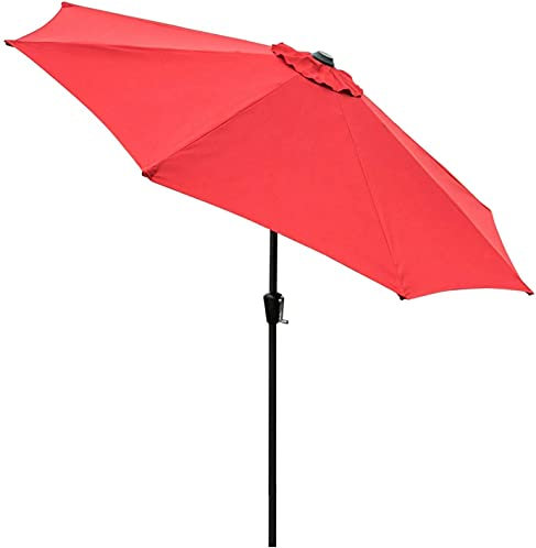 HUIBBGO Parasol de Jardin, Parasol de terrasse, Parapluie d'extérieur, Plage, Camping, pêche, Parapluie Pliable, Anti-UV, Pare-Soleil, imperméable, 210529