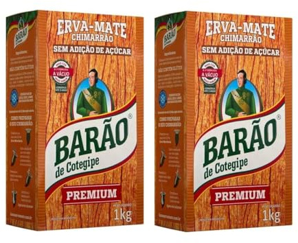 Pack 2 Yerba Mate Barao Premium 1 Kg