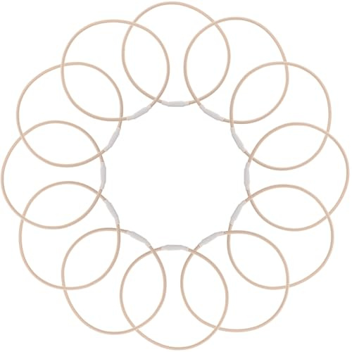 Abaodam 12 Pezzi Anelli Elastici in Gomma per Shock Mount Microfono Fasce Antivibrazione Resistenti per Supporto Microfono Condensatore Sostituzione Facile per Registrazioni Nitide