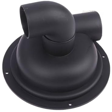 Couvercle cyclonique industriel for séparateur de poussières d'aspirateurs et élimination des débris de bois(White with elbow)