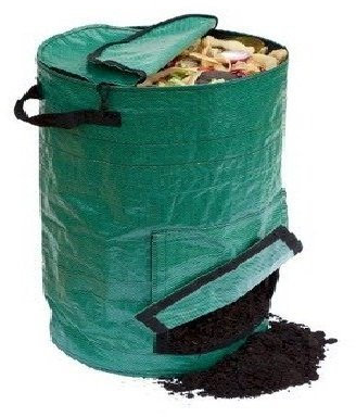 Contenitore per compost giardino ADIACC095T-A COMPOST, 265 L