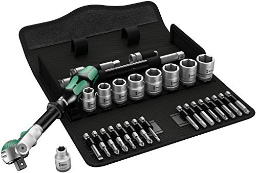 Wera 8100 SB 9 Zyklop Speed Multifunción, juego de llaves y brocas, 3/8 Drive, Imperial, 29pc, 05004049001