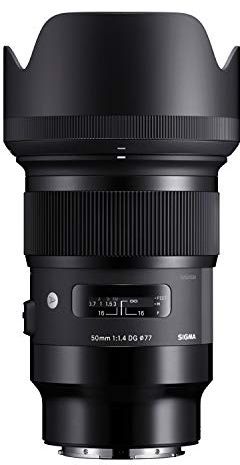 Sigma 50mm f/1.4 DG HSM Art MILC Objectif Standard Noir