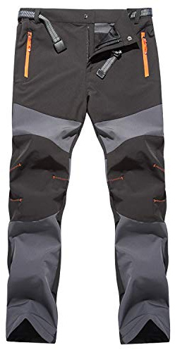 7VSTOHS Pantalon de randonnée Confortable pour Hommes Pantalon Chaud Coupe-Vent Escalade Marche Casual Pantalon pour Hiver/Automne/Printemps/été