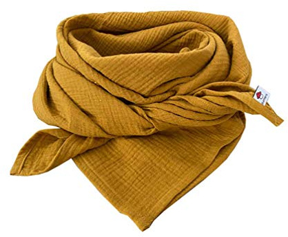 Glückspilz I Musselin Tuch Damen | Musselin Schal Damen | 130 x 130 cm | Schals & Tücher für Damen | Baumwolle | Musselintuch | XXL | PARENT