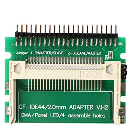 Jufjsfy Adaptateur de carte IDE à pour ordinateur portable Pin- 44-Pin