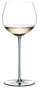 RIEDEL Fatto A Mano Im Eichenfass gereifter Chardonnay - Mint - Einzelpackung, Weinglas, Kristallglas, Spülmaschinenfest - 4900/97M