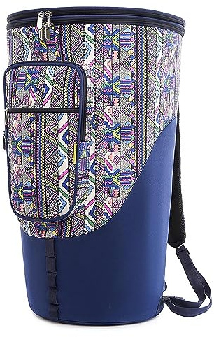 Verdickte Djembe Tasche Mode Ethnischen Stil 8 Zoll Afrikanische Trommel Fall Wasserdichte Oxford tuch, 10mm Perle Baumwolle