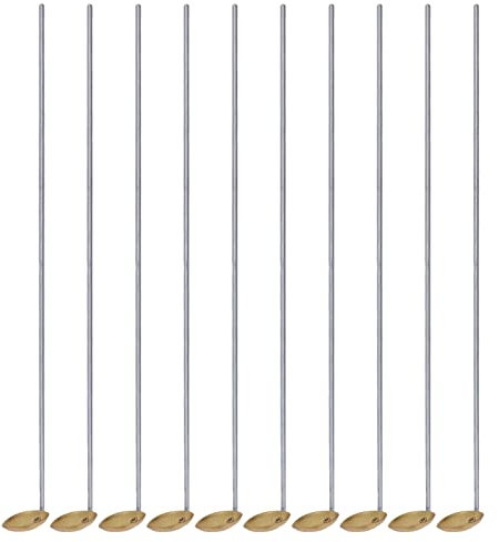 Cuchara de Laboratorio, 10 Piezas Cuchara Ardiente de Laboratorio Suministros de Instrumentos de Experimento de Latón Resistentes a Altas Temperaturas