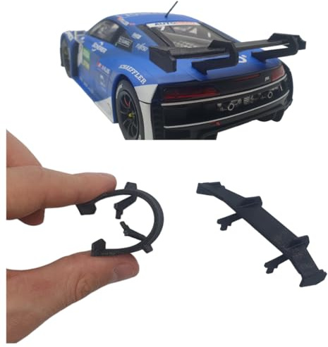 Blackslot Flexibler Spoiler – Carrera Zubehör für 124 Audi R8 LMS GT3 Evo II, Carrera Bahn Tuning Ersatzteil Kleinteil im Maßstab 1:24