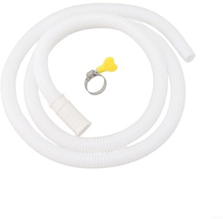 ARMYJY Flexible Air Conditioning Drain Hose Water Inlet Extension Pipe Washing Machine Faucet Connector Bathroom Kitchen Accessories(1.5 Meters)