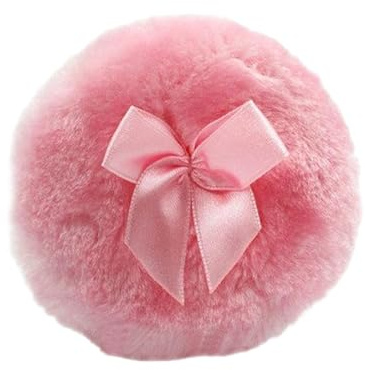 Babypuffer, 6 runde Puffs, Puff, Babypuder, Puff, Puff, Körperpuder, flauschiger Plüsch, leicht zu reinigen, Körperpuffer, Puff, D
