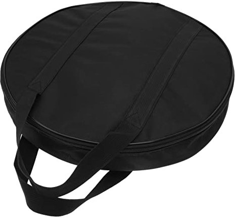 BESTonZON Wasserdichte Gong-aufbewahrungstasche Tragbar Für Becken Musikhülle Organizer Mit Schutzfunktion Für Instrumente Schwarz