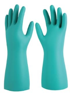 Onezebra 2 Pairs Rubber Gloves Medium, Washing Up Gloves, Washing Up Gloves Latex Free Reusable Gloves, Rubber Gloves with Flocked Lining for Kitchen Cleaning, Gardening, Household Duties