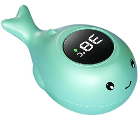 Thermomètre De Bain Pour Bébé - Thermomètre Numérique Pour L'eau, Thermomètre De Bain Pour Nouveau-né, Avec Affichage LED, Thermomètre À Eau Étanche IPX7, Pour Le Bain Et La Natation De Bébé
