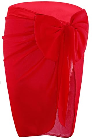 Liutufy Women’s Beach Sarong – Lightweight Cover Up Pareo, 100% Polyester Swimwear Wrap for Beach & Pool
