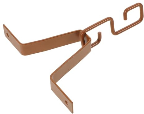HOUDERCO Adaptateur Chaîne de Pluie Fer Forme V Crochet de Gouttière Antirouille pour Installation Facile et Connexion Stable de Gouttières Extérieures Usage Domestique et Jardinier Couleur