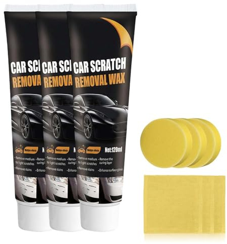 Kratzer Entferner Auto, Politur Auto Kratzer Entfernen, Autopolitur Kratzer Entfernen, Lackreiniger Auto, Kratzerentferner Autolack Polierset Autofür Auto Reparatur Polieren Paste 120ml (1pcs)