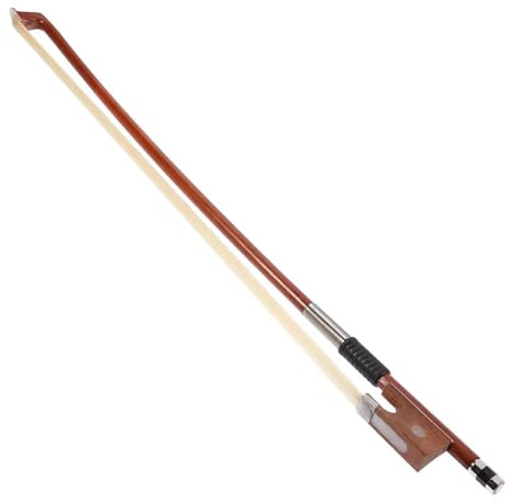 Estándar Arco De Violín Arco De Violín Pelo Caballo 1/10 Para Principiantes Repuesto Sándalo Rojo Ligero Y Duradero