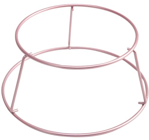 Toyvian Rejilla para Enfriar Pasteles de Aleación 6/8 Pulgadas, Soporte Estable para Hornear en Color Rosa Dorado, Utensilio de Cocina Adecuado para Secar Galletas y Pan en Hogar