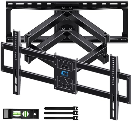 HOME VISION Heavy-Duty Full-Motion TV Mount for 40-90 TVs, Fits 24 Studs | Max VESA 600x400mm up to 200 lbs Fits 8-24 Inch Studs, Articulating Swivel Tilt TV Wall Bracket for Flat Screen, HV6604