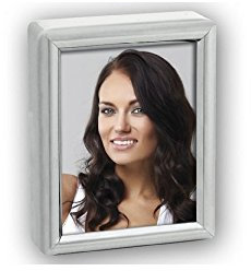 Zep 8735 Cornice per Foto in Metallo, Placcato in Argento, 3,5 x 4,5 cm