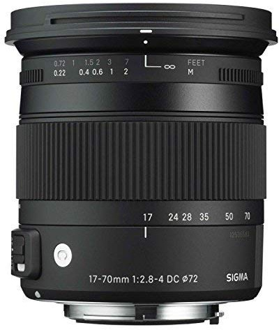 Sigma Contemporary 17-70mm F2.8-4 DC Macro OS HSM Lens - Nikon Mount - International Version (No Warranty)