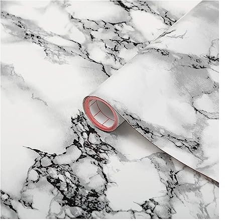 d-c-fix vinyl wrap Marmi knows marble effect 67,5 cm x 2 m - sticky back plastic roll for furniture, kitchen & cupboards - contact paper sticker self adhesive film