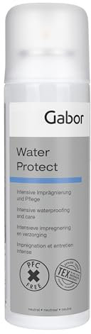 Gabor Spray 200 ml Imprägnierspray Water Protect schützt alle Materialien vor, Farbneutral, 200.00 ml 205. Grams 200. ml