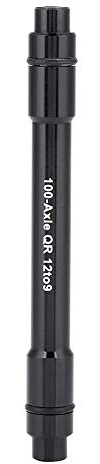 Stecknabenadapter, Universal 12mm auf 9mm Schnellspanner Konvertierung, Fahrrad Adapter Schwarz für Mountainbikes, Rennräder und Citybikes