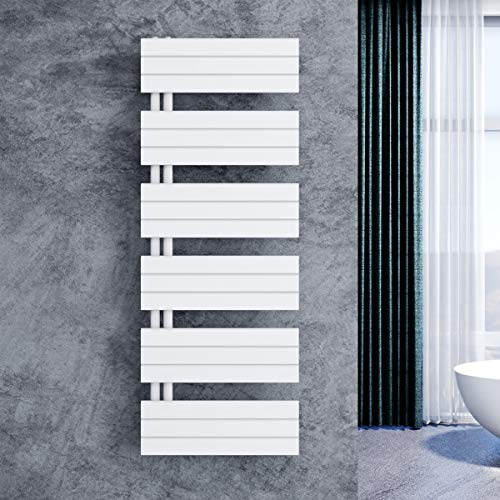 ELEGANT Badheizkörper Mittelanschluss Handtuchtrockner 1590x600mm | Weiß Design Badheizkörper mit Mittelanschluss und Anschluss links oder rechts, als Handtuchtrockner fürs Badezimmer.