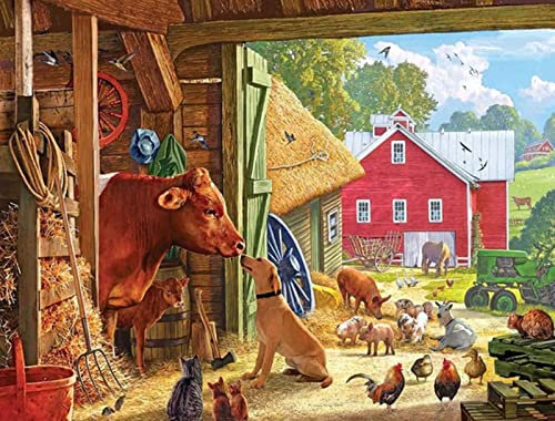 YJPZZG 5000 Bunte Puzzleteile warmes Zuhause Geeignet FüR Erwachsene Und Kinder Holzpuzzles Mit Landschaftsmustern Fertige Größe 156×105cm