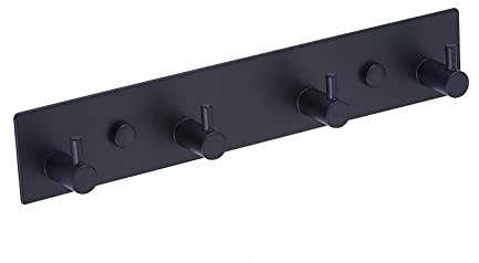 QNIIAED Coat Hook Wall Mounted, Door Hooks Screw in Coat Racks 4 Hooks