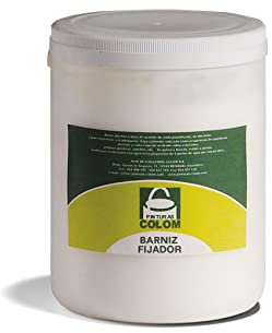 PROGAL COLORS COLOM BARNIZ FIJADOR Imprimación acrílica para fijar y sellar fondos de superficies porosas y mejor la adherencia de las pinturas, TRANSPARENTE (4L)