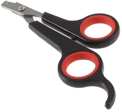 UNbit Nagelknipser, Haustier-Nagelkrallen-Pflegeschere, Schere for Hunde, Katzen, Vögel, Spielzeug, Rennmäuse, Kaninchen, Frettchen, kleine Tiere, Haustierpflegezubehör