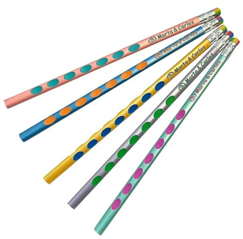 50/100 Stück personalisierte Bleistifte für Schüler und Kinder, personalisierbare gravierte Holzstifte, personalisierbar, Schuldekor-Stift mit Gummi, Hochzeitsgeschenk, Gastgeschenke, Babyparty, Party