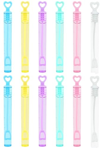 LQIOACU Seifenblasen für Kinder, 12-teiliges Set für Hochzeiten, Taufen und Geburtstage (ohne Schaum)