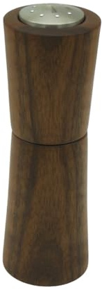Holz Pfeffermühle handgemacht aus Edelhölzern mit Steckdeckel | handgedrechselt | Gewürzmühlen | Unikate | hochwertiges Edelstahlmahlwerk | tolle Geschenkidee (Nussbaum)