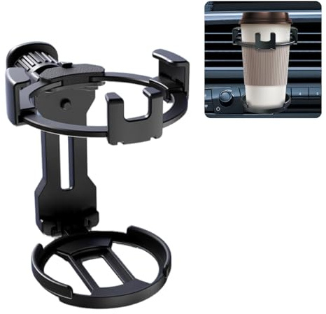 Getränkehalter Auto, Faltbar Tassenhalter Auto für Lüftung, Cup Holder for Car, Kaffeebecher Halterung Auto für Mittelkonsole, Auto Halterung Dosenhalter für Auto Universal, Becherhalter für Auto