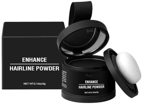 Poudre de retouche de racines pour cheveux fins, générique, noir, unisexes-adultes, enfants, imperméable à l'eau, facile à utiliser