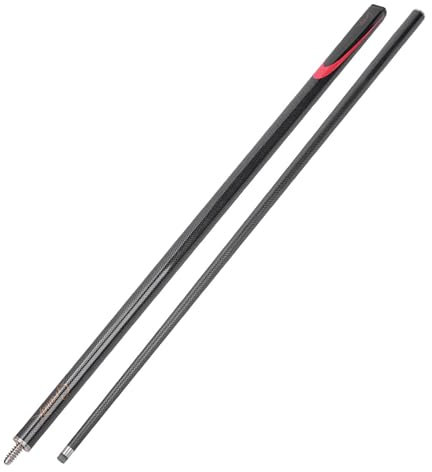 Asixxsix Billardqueue, 9-mm-Carbon-Queue, professioneller Billardqueue, leicht, tragbar, Snooker-Queues, praktischer Billardtisch-Queue für Heimbars und Billardhallen