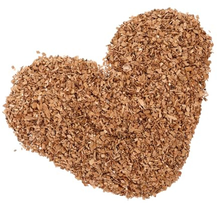 Milisten Apple Wood BBQ Smoking Chips 1kg Natural Grilling Wood Chunks for Smoking Meat for Camping and Picnics Compatible Smokers